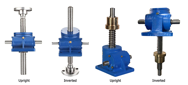 upright and inverted screw jack