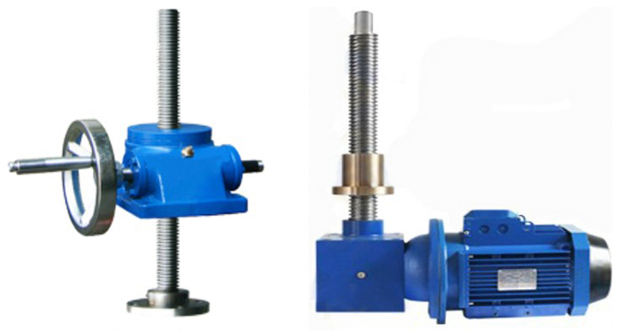 manual and electric screw jack
