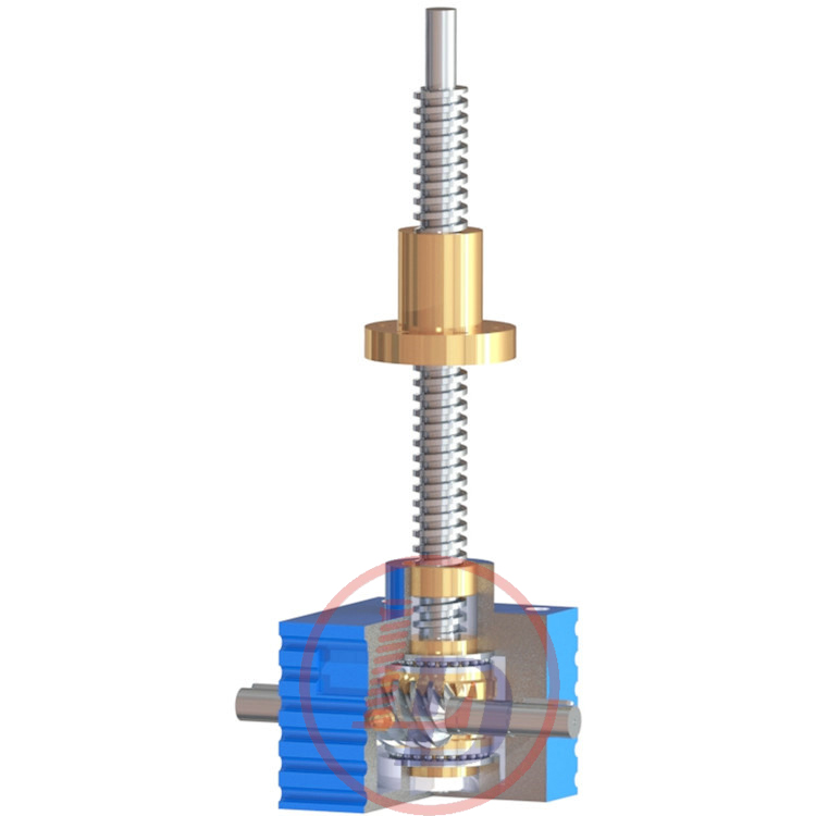 Small Cubic Machine Screw Jack with Traveling Nut