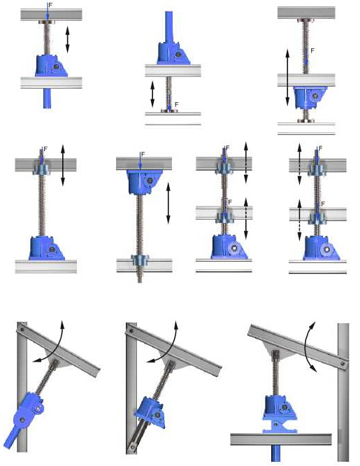 trapezoidal screw jack 