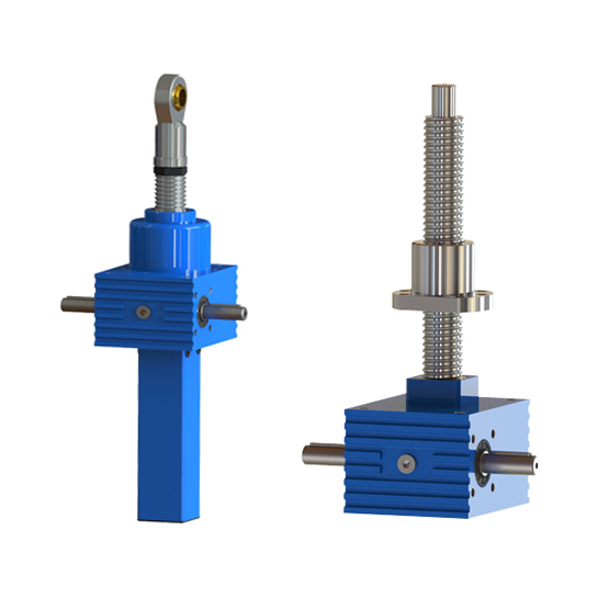 translating and rotating screw jack