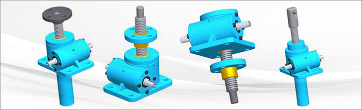 worm gear machine screw jack