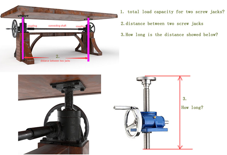 Hand Crank Screw Jack