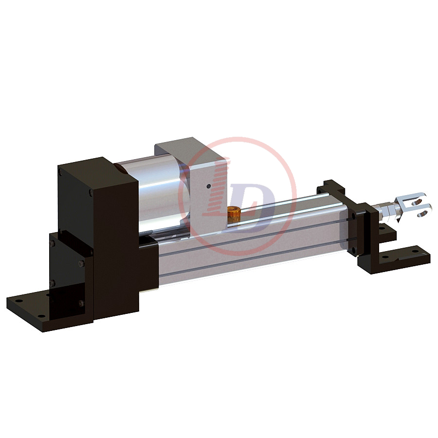 Parallel electric cylinder actuator cylinder