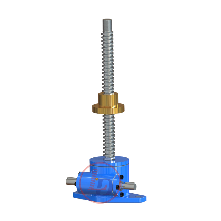 Travelling Nut Screw Jack  With Mounting Plate