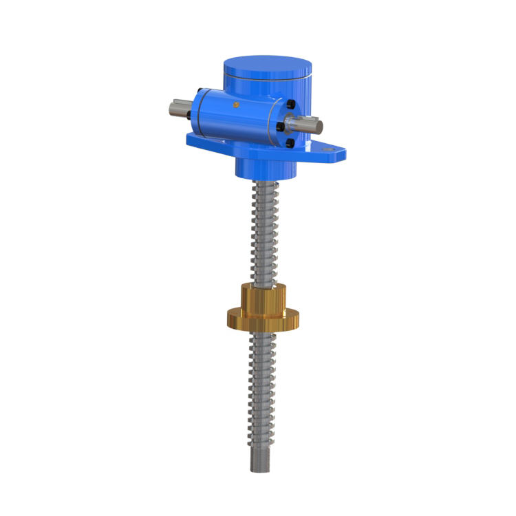 Travelling Nut Screw Jack  With Mounting Plate