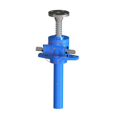 Worm Gear Acme Screw Jack With Mounting Plate