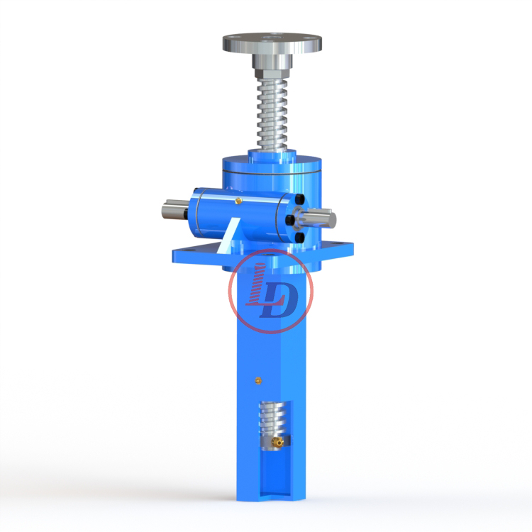 worm gear screw jacks with anti-rotation