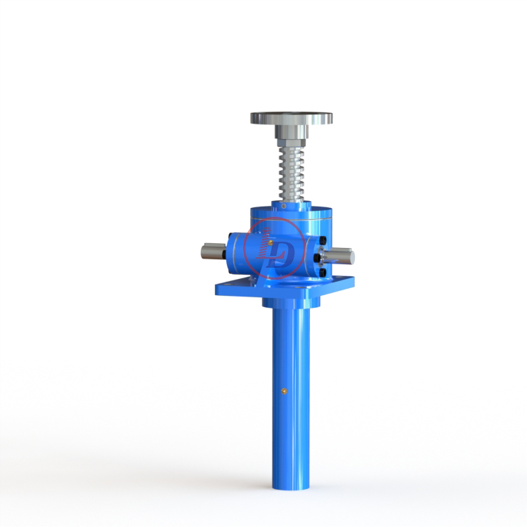 worm gear screw jacks with anti-rotation