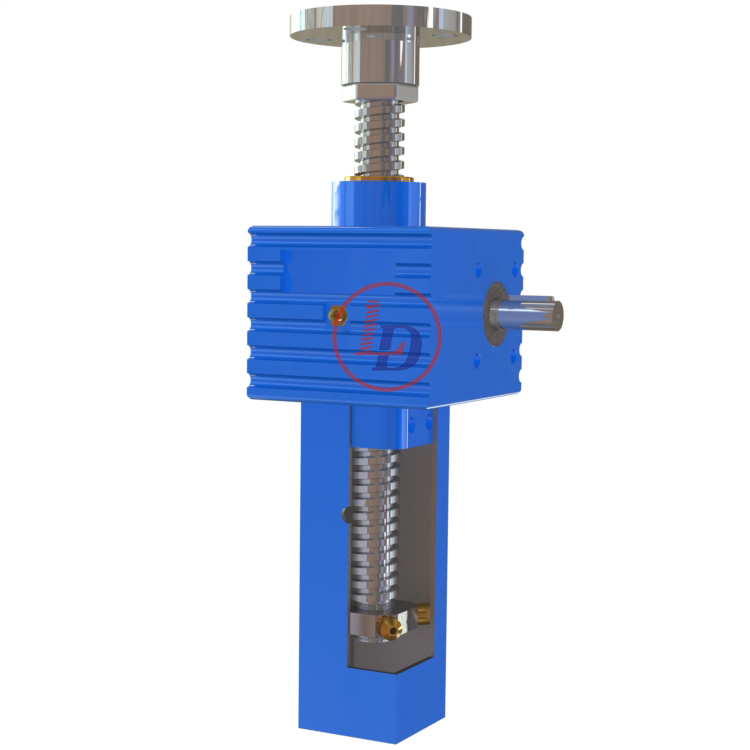 worm gear screw jacks with anti-rotation