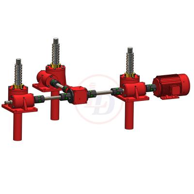 Three-set Linkage Screw Jack System