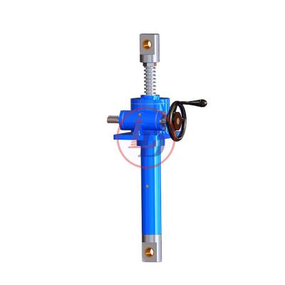 Worm gear screw jack with clevis end