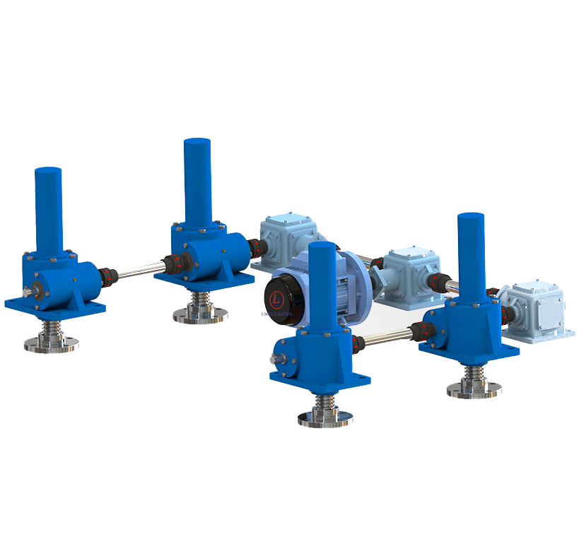 Four set Screw jack lifting system