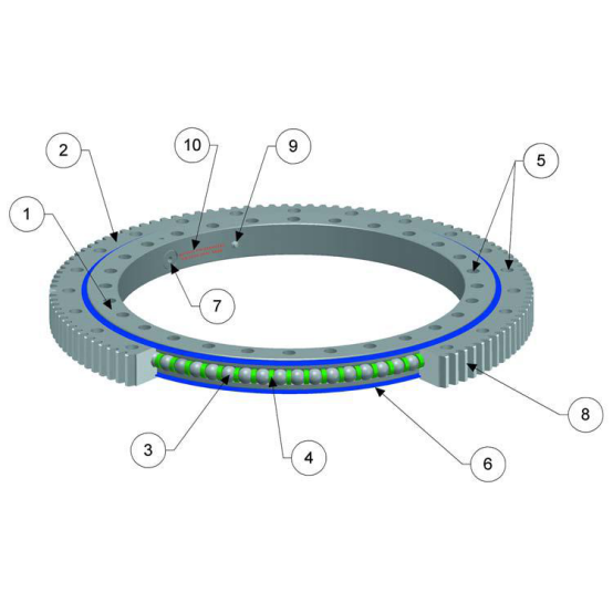 Construction of a Slewing Ring
