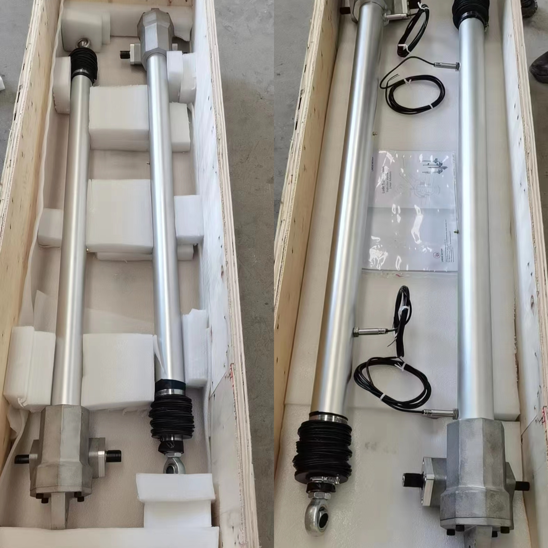 Russian customer orders four LAP40 electric actuator with FCP-proximity limit switch.
